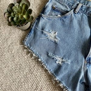 High Waisted Wrangler Shorts